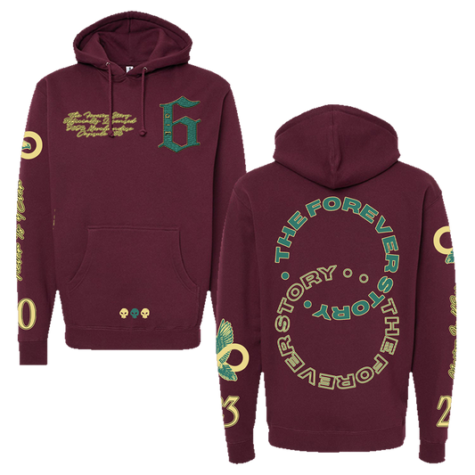 The Forever Story Maroon Hoodie